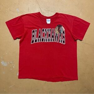 1992 Chicago Blackhawks Graphic T-Shirt XL
